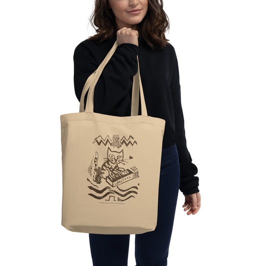 Feline Synthesist Eco Tote Bag