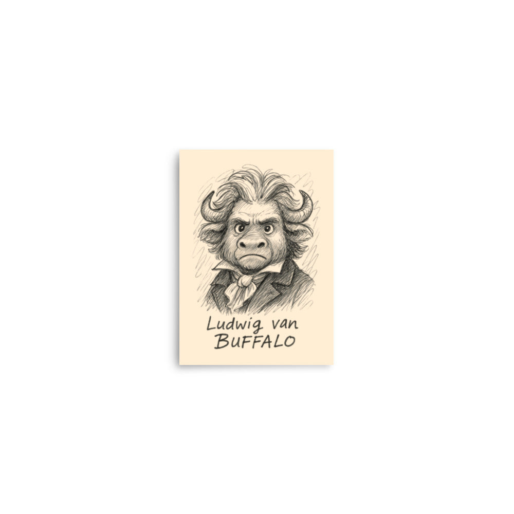 An Animal-Composer Mini-Portrait: "Ludwig van Buffalo"