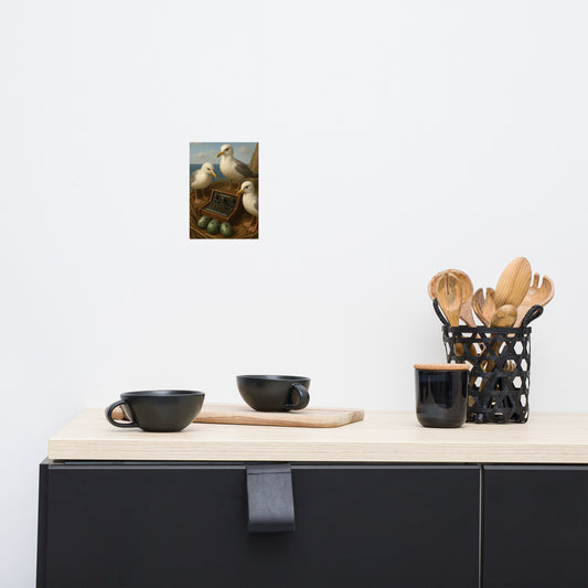 Mini-Poster, 5x7: "Sounds from The Birds," an Homage to the Trautonium