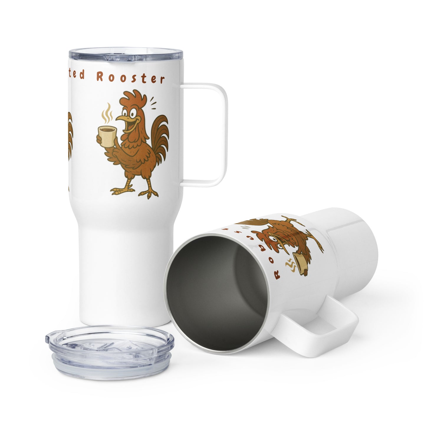 Robusta / Rooster Travel Mug, 25oz