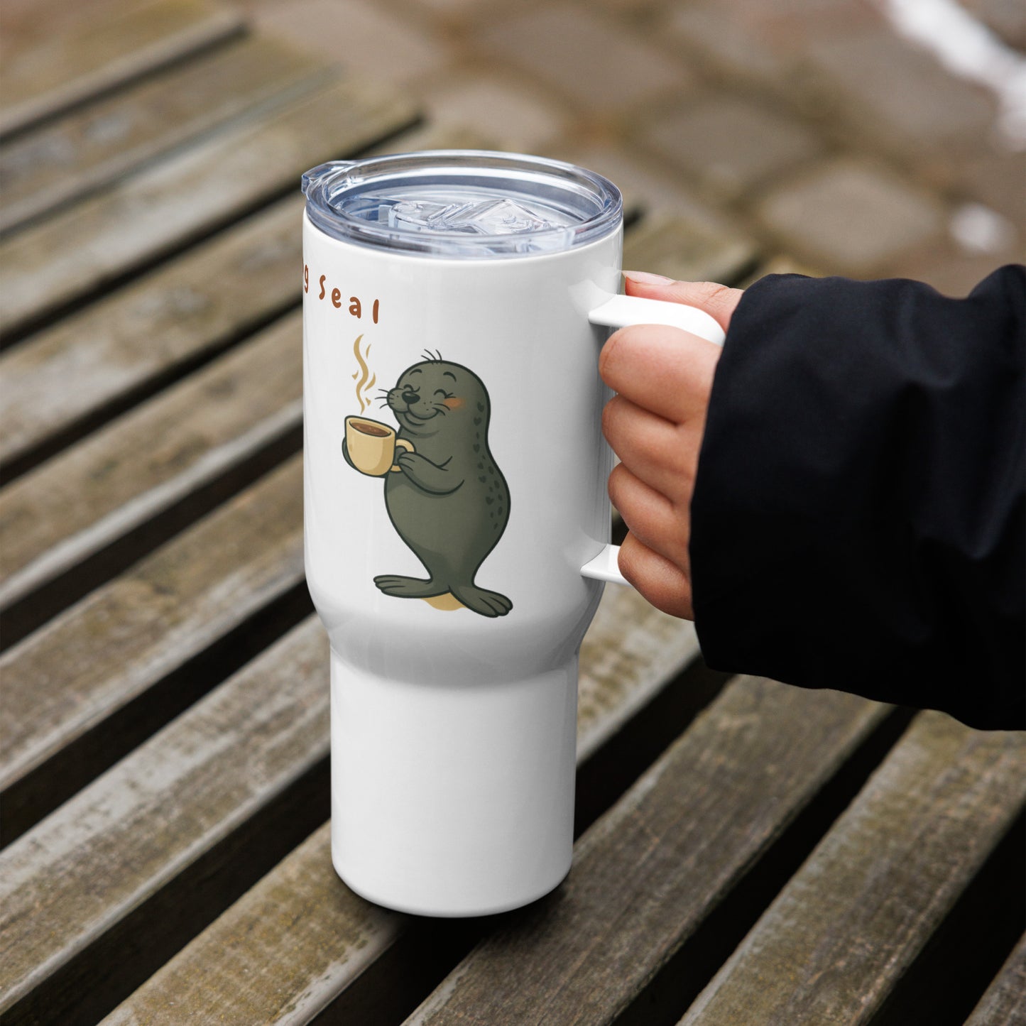 Sumatra / Seal Travel Mug, 25oz