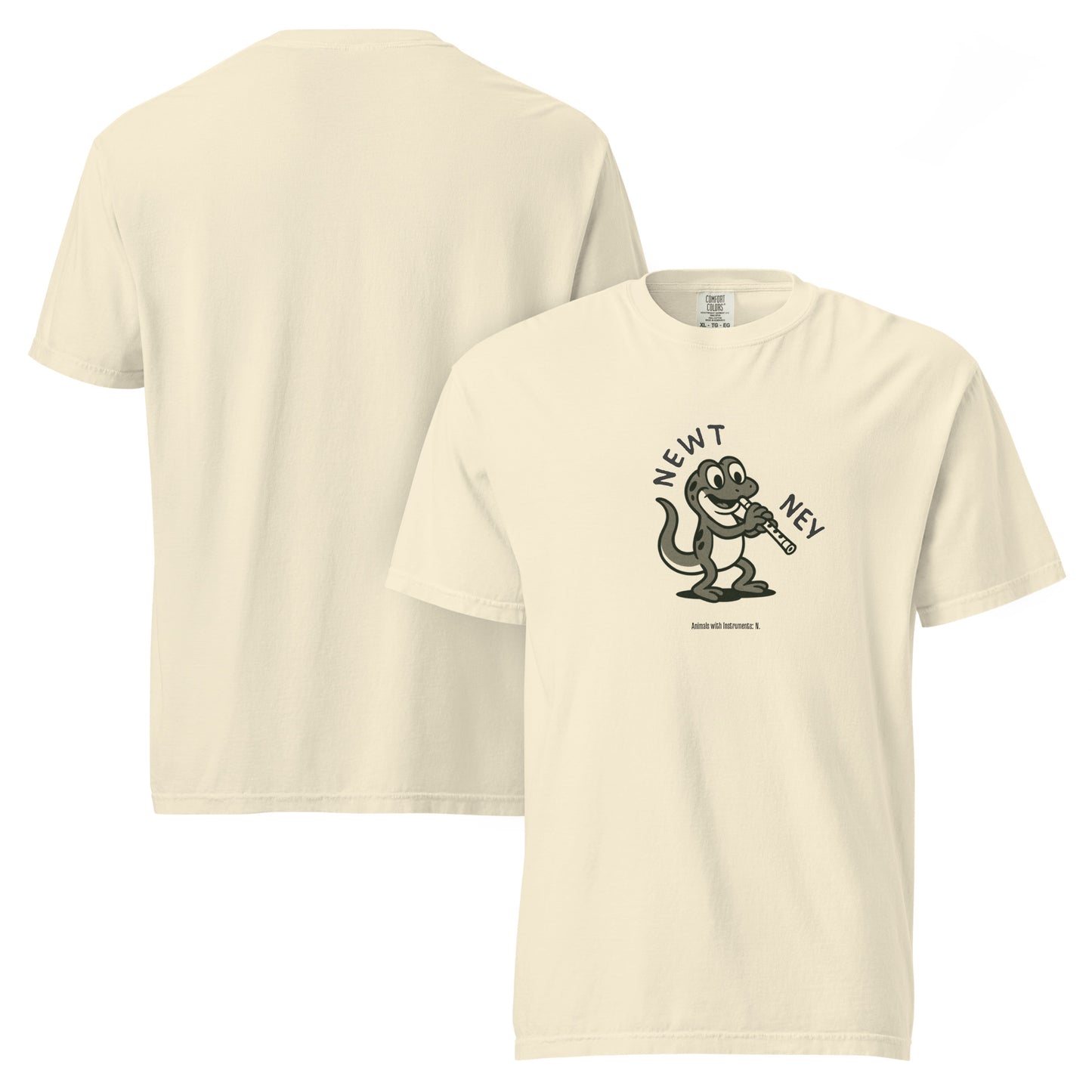 Newt / Ney -- "Animals with Instruments" Unisex T-Shirt