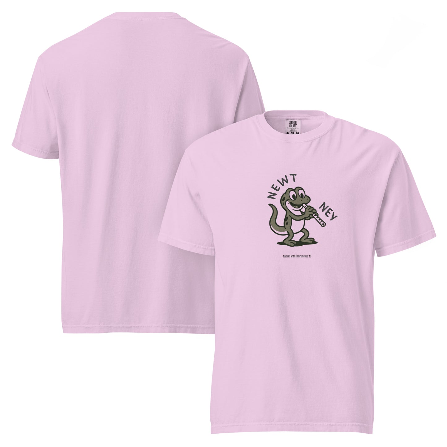Newt / Ney -- "Animals with Instruments" Unisex T-Shirt