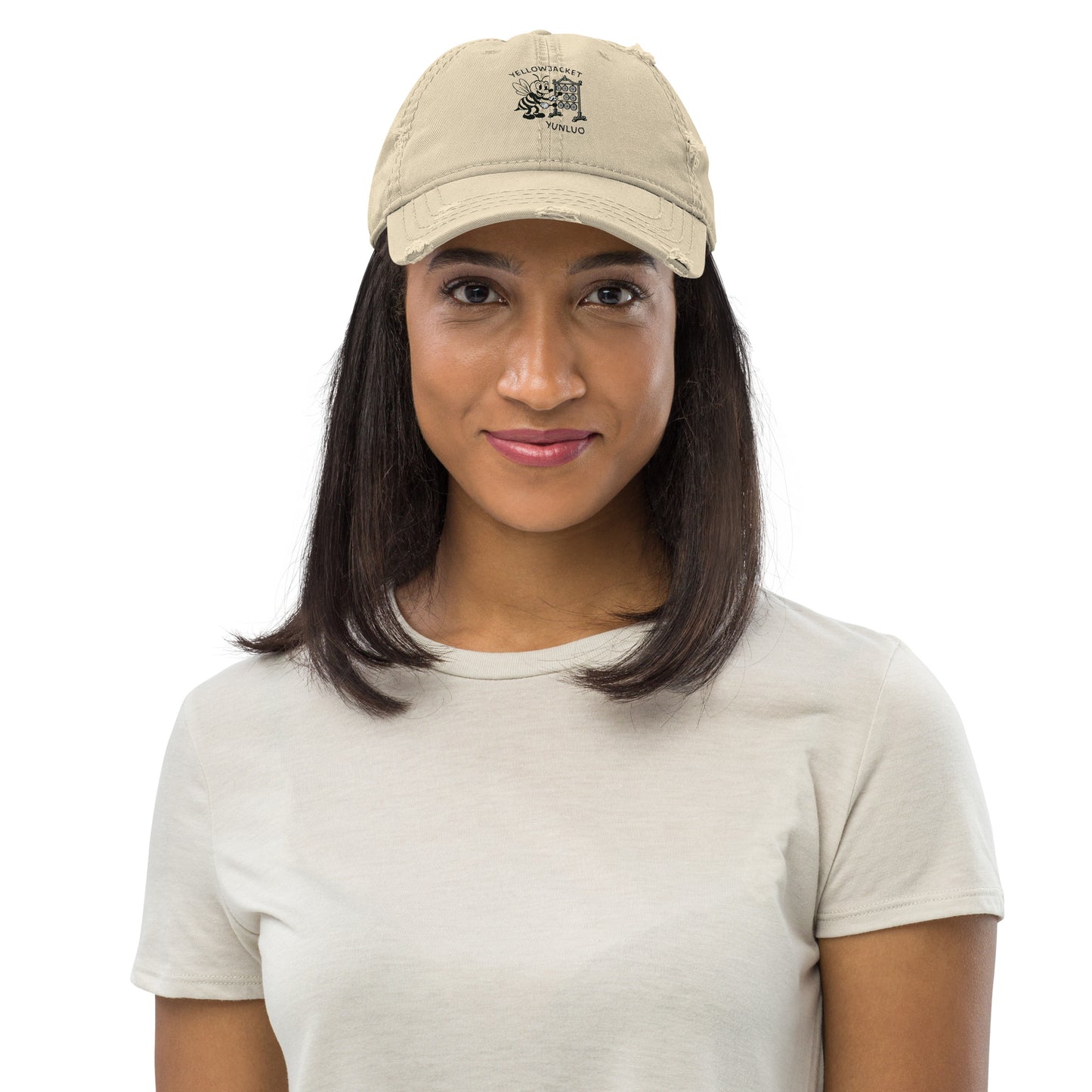 Yellowjacket / Yunluo -- "Animals with Instruments" Distressed Hat