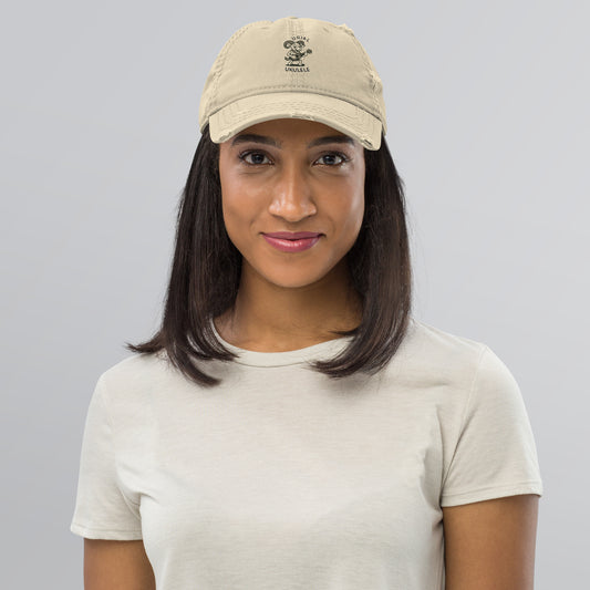 Urial / Ukulele -- "Animals with Instruments" Distressed Hat