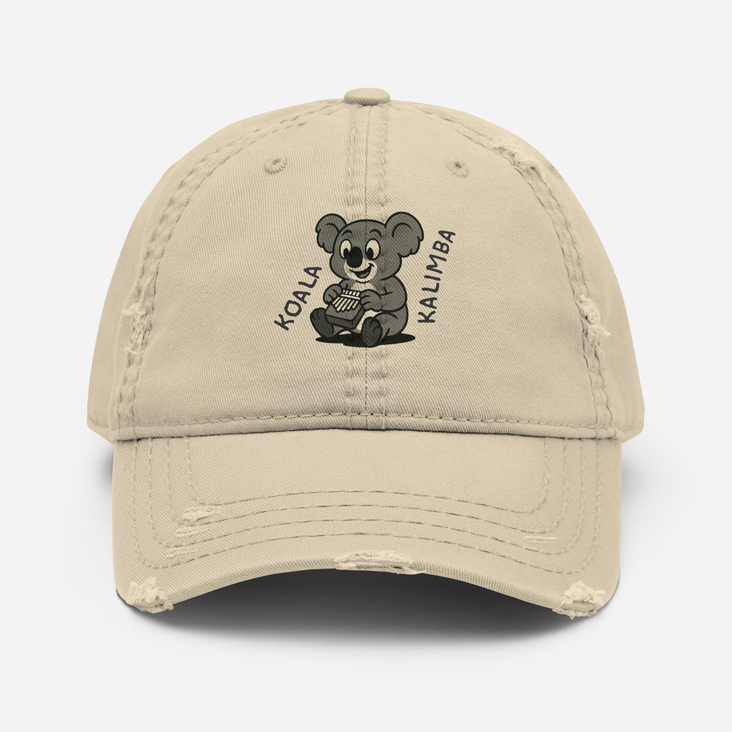 Koala / Kalimba -- "Animals with Instruments" Distressed Hat