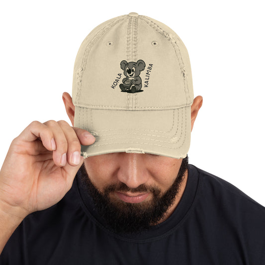 Koala / Kalimba -- "Animals with Instruments" Distressed Hat