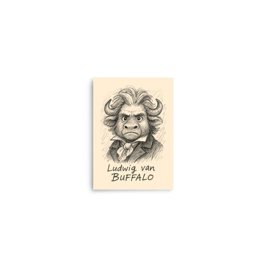 An Animal-Composer Mini-Portrait: "Ludwig van Buffalo"