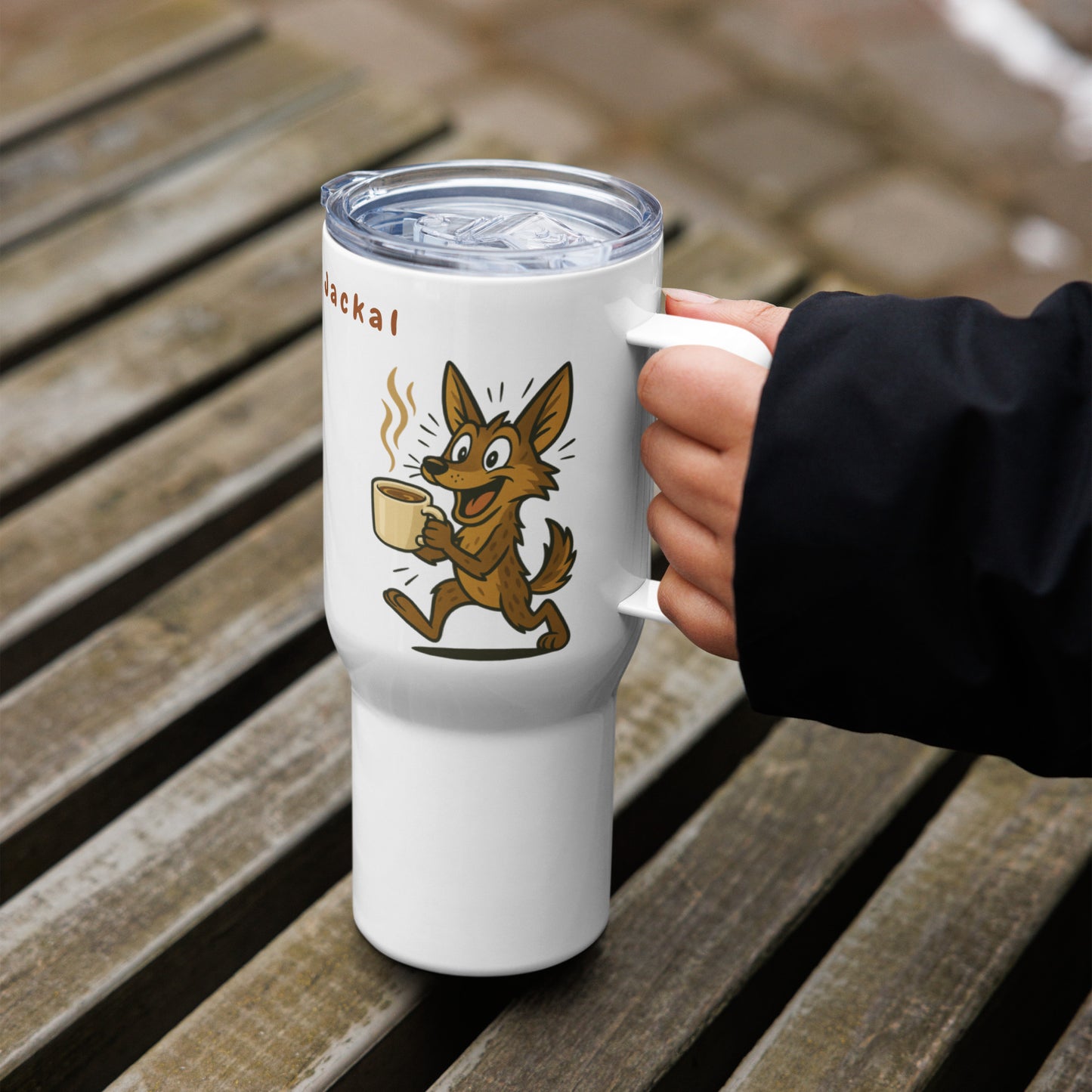 Java / Jackal Travel Mug, 25oz