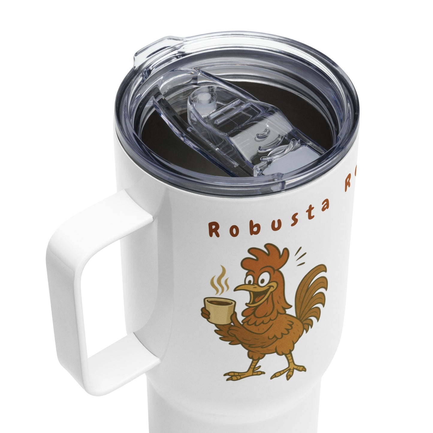 Robusta / Rooster Travel Mug, 25oz