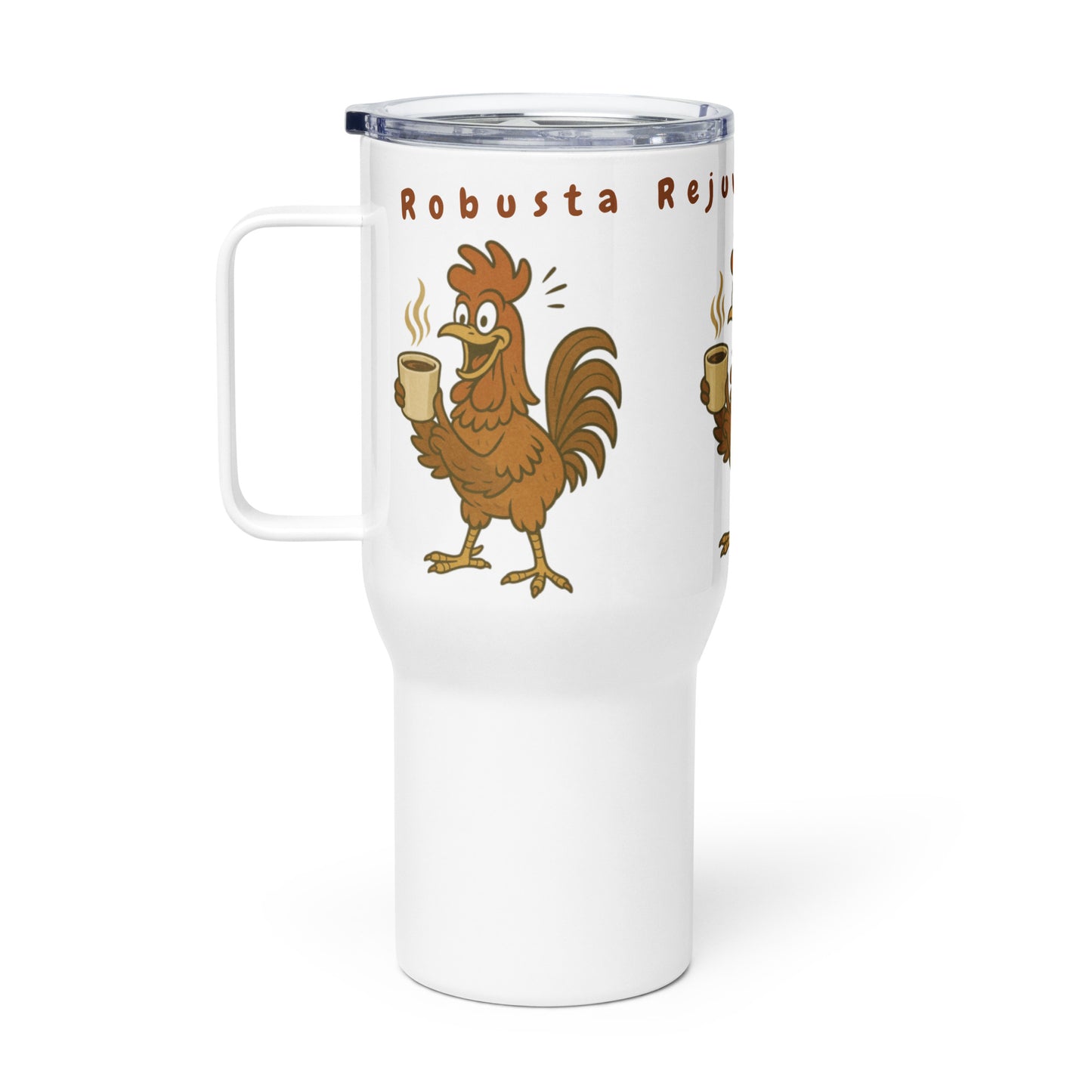 Robusta / Rooster Travel Mug, 25oz