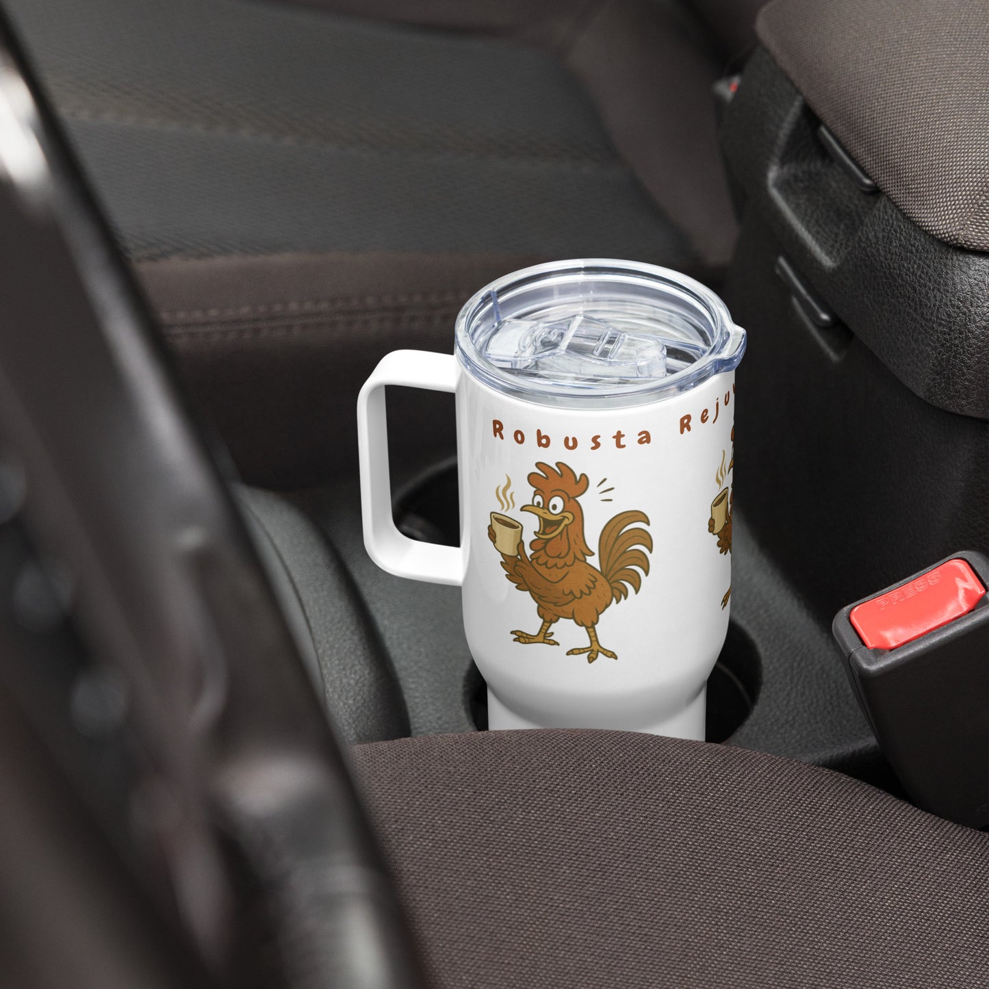 Robusta / Rooster Travel Mug, 25oz