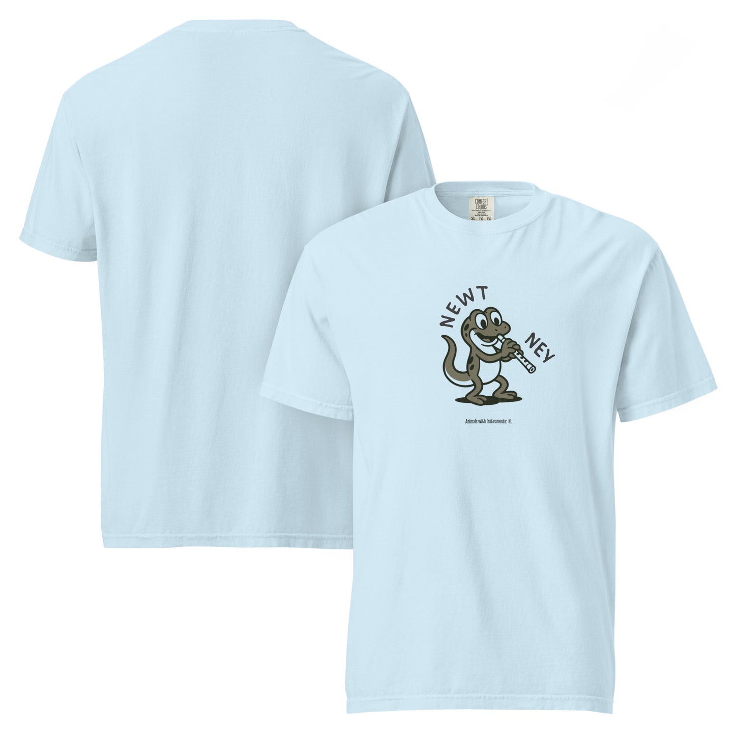 Newt / Ney -- "Animals with Instruments" Unisex T-Shirt