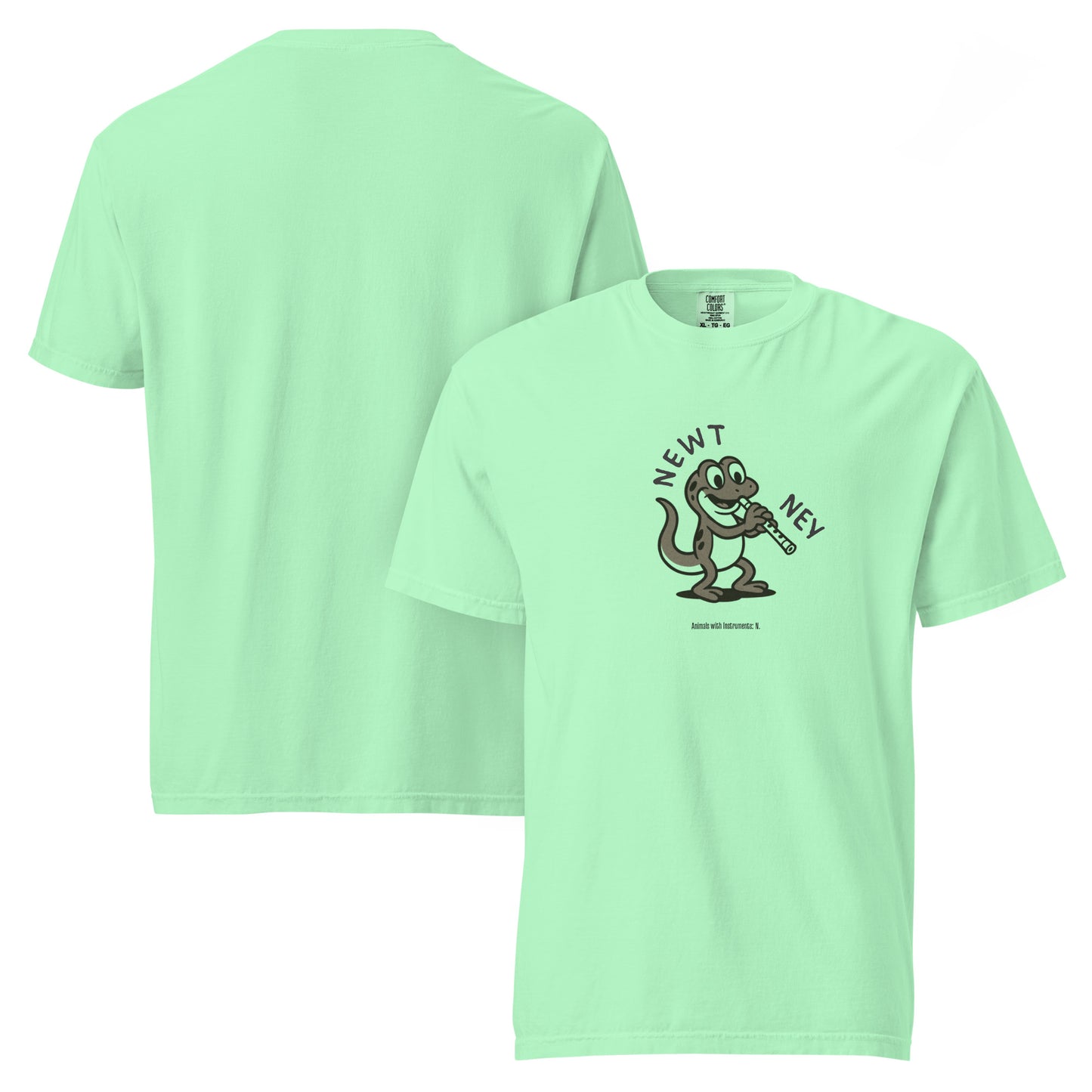 Newt / Ney -- "Animals with Instruments" Unisex T-Shirt