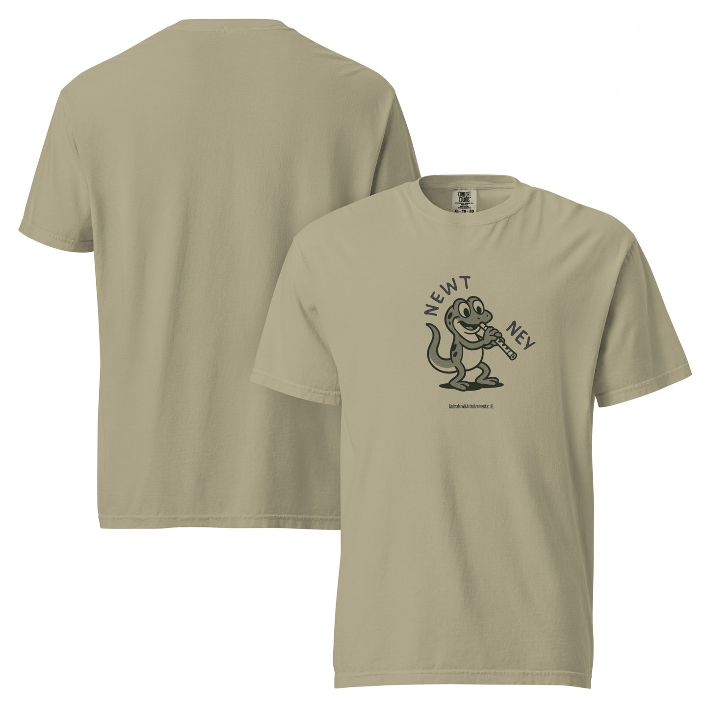 Newt / Ney -- "Animals with Instruments" Unisex T-Shirt