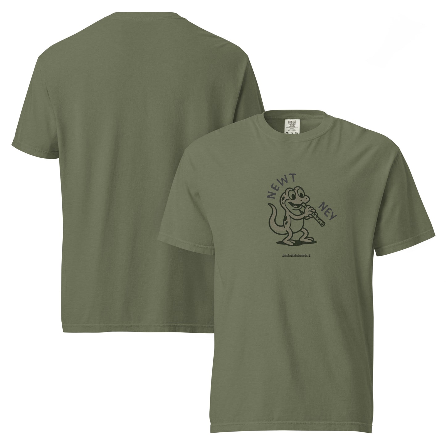 Newt / Ney -- "Animals with Instruments" Unisex T-Shirt