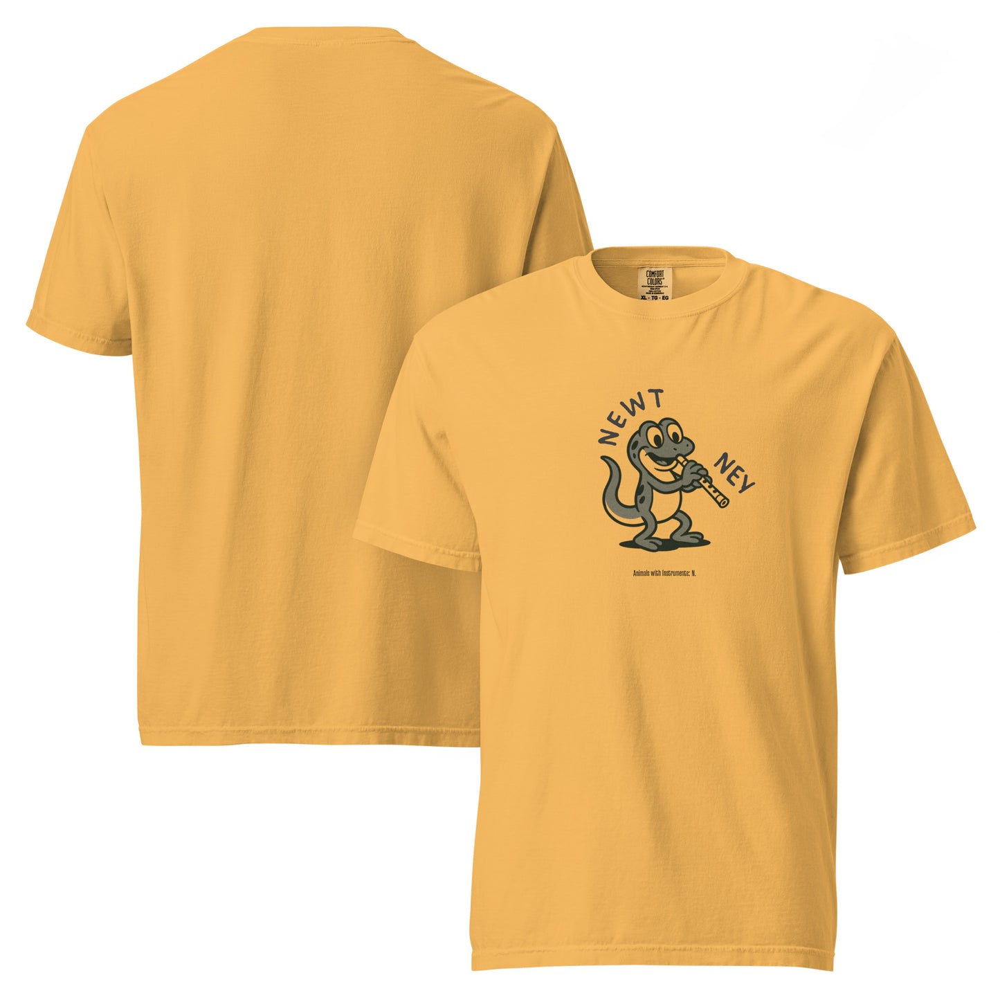 Newt / Ney -- "Animals with Instruments" Unisex T-Shirt