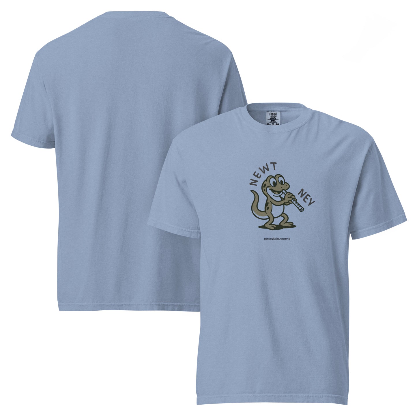 Newt / Ney -- "Animals with Instruments" Unisex T-Shirt