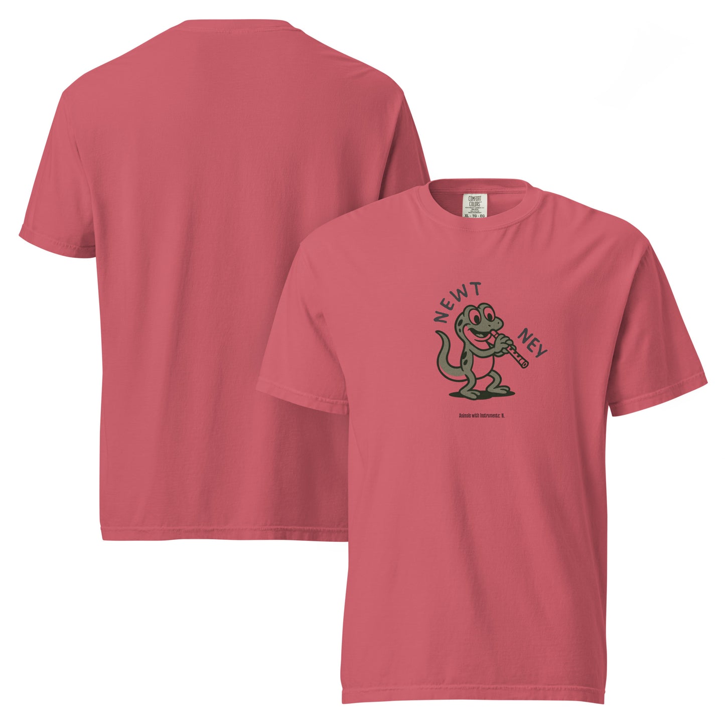 Newt / Ney -- "Animals with Instruments" Unisex T-Shirt