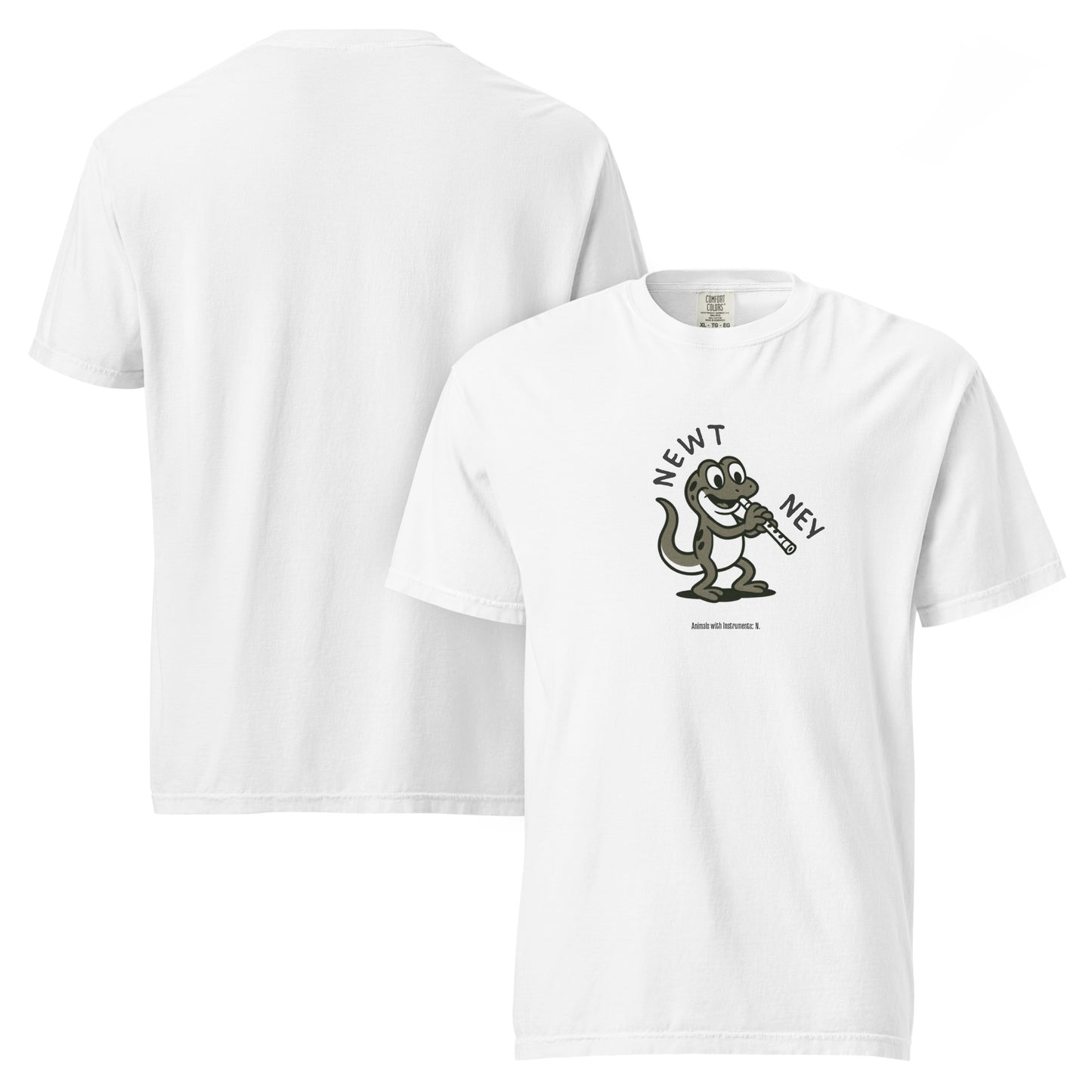 Newt / Ney -- "Animals with Instruments" Unisex T-Shirt