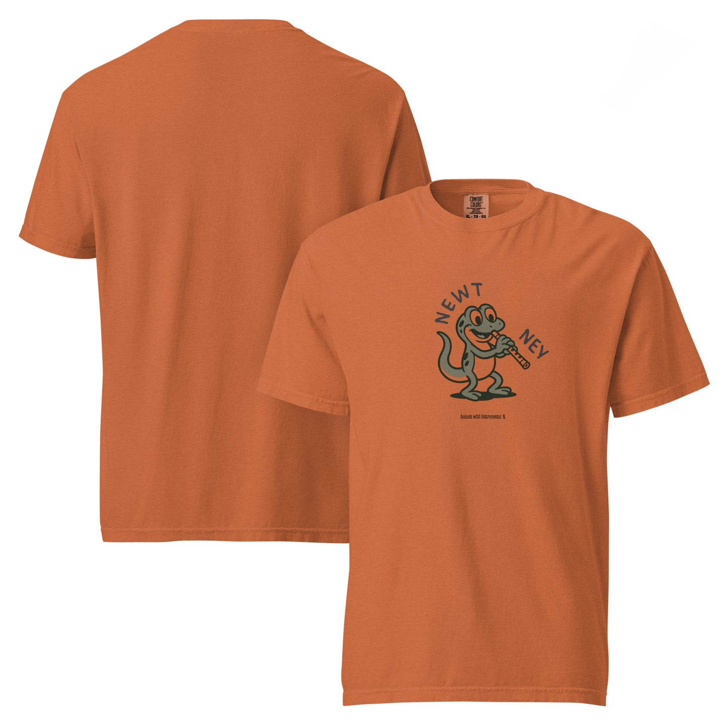 Newt / Ney -- "Animals with Instruments" Unisex T-Shirt