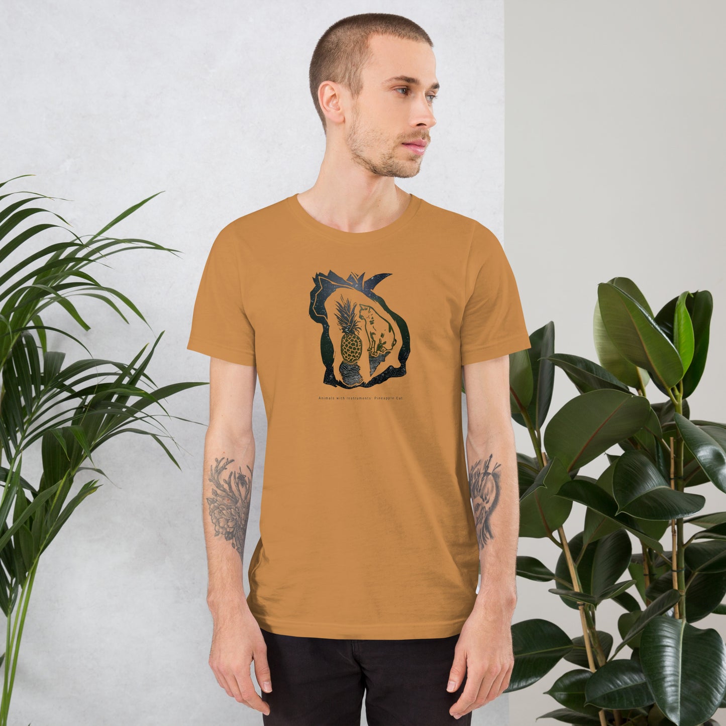 Pineapple Cat Unisex T-shirt
